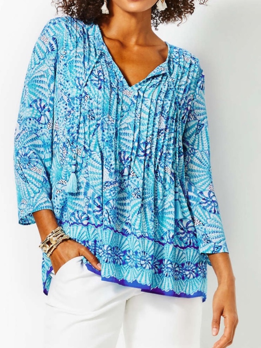 Lilly Pulitzer Marilina Tunic Top, NWOT
